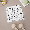 Black Music Notes Skirt