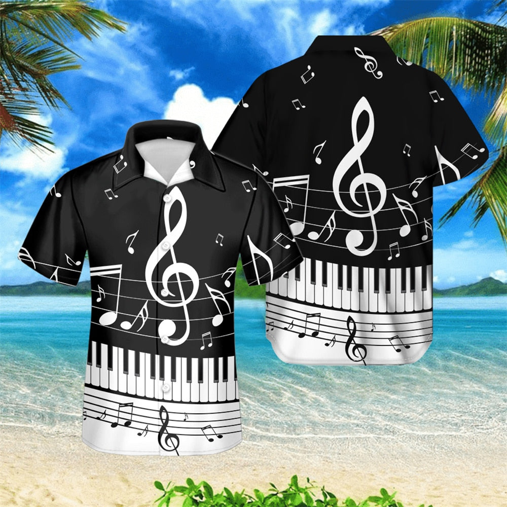 Piano Keys Treble Clef Shirt