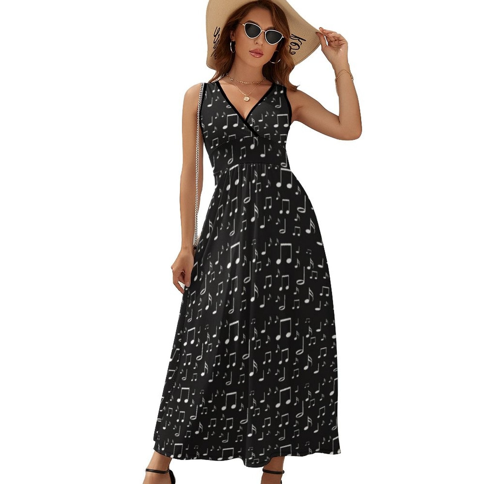 Music Note Long Beach  Dress
