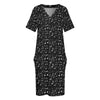 Music Notes Plus Size Dress