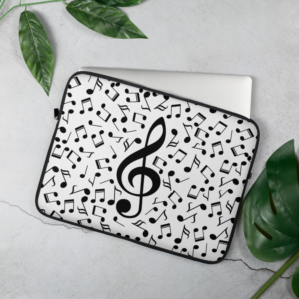 Music Notes Laptop Sleeve