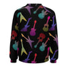 Music Guitar Long Sleeve Sweatshirt