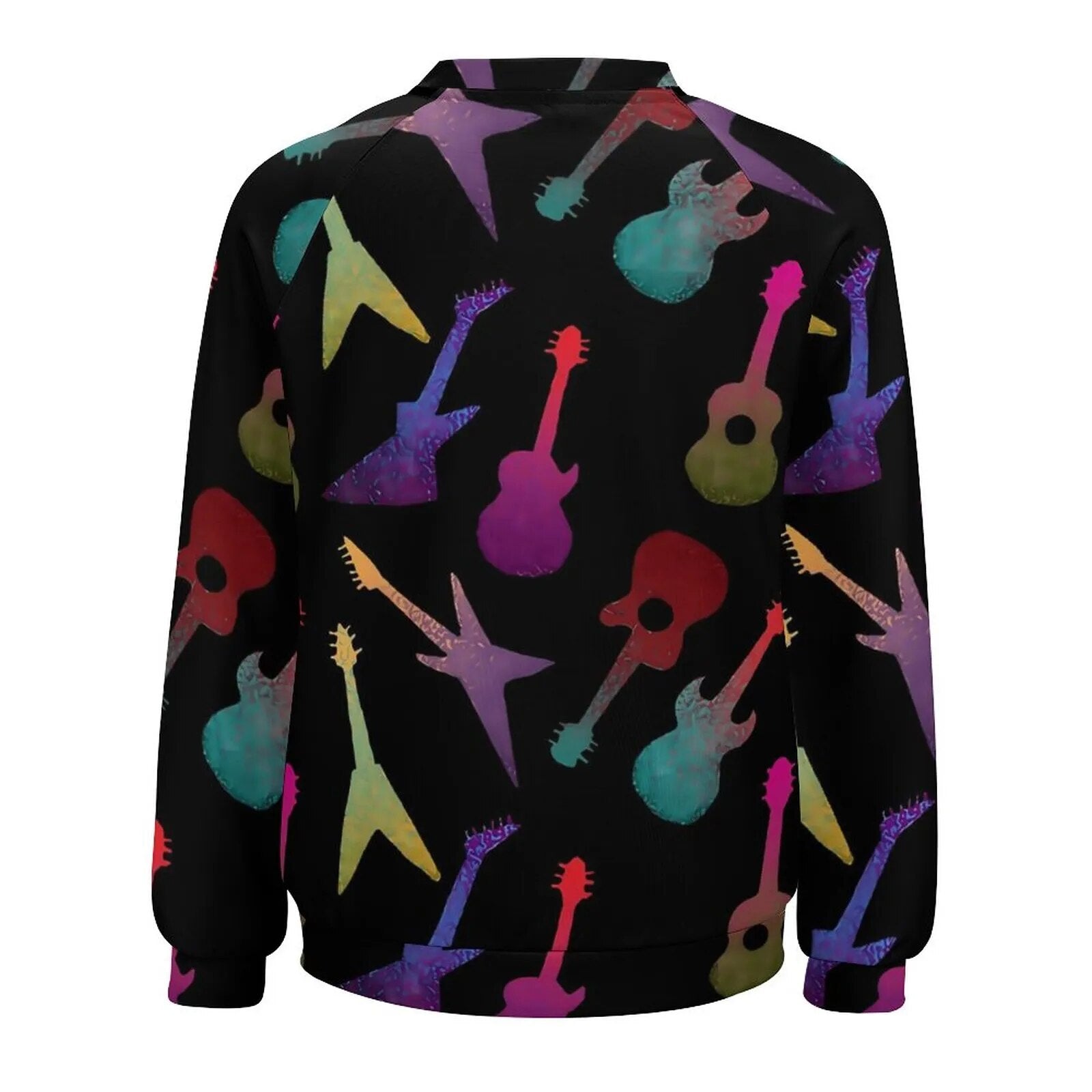 Music Guitar Long Sleeve Sweatshirt