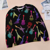 Music Guitar Long Sleeve Sweatshirt