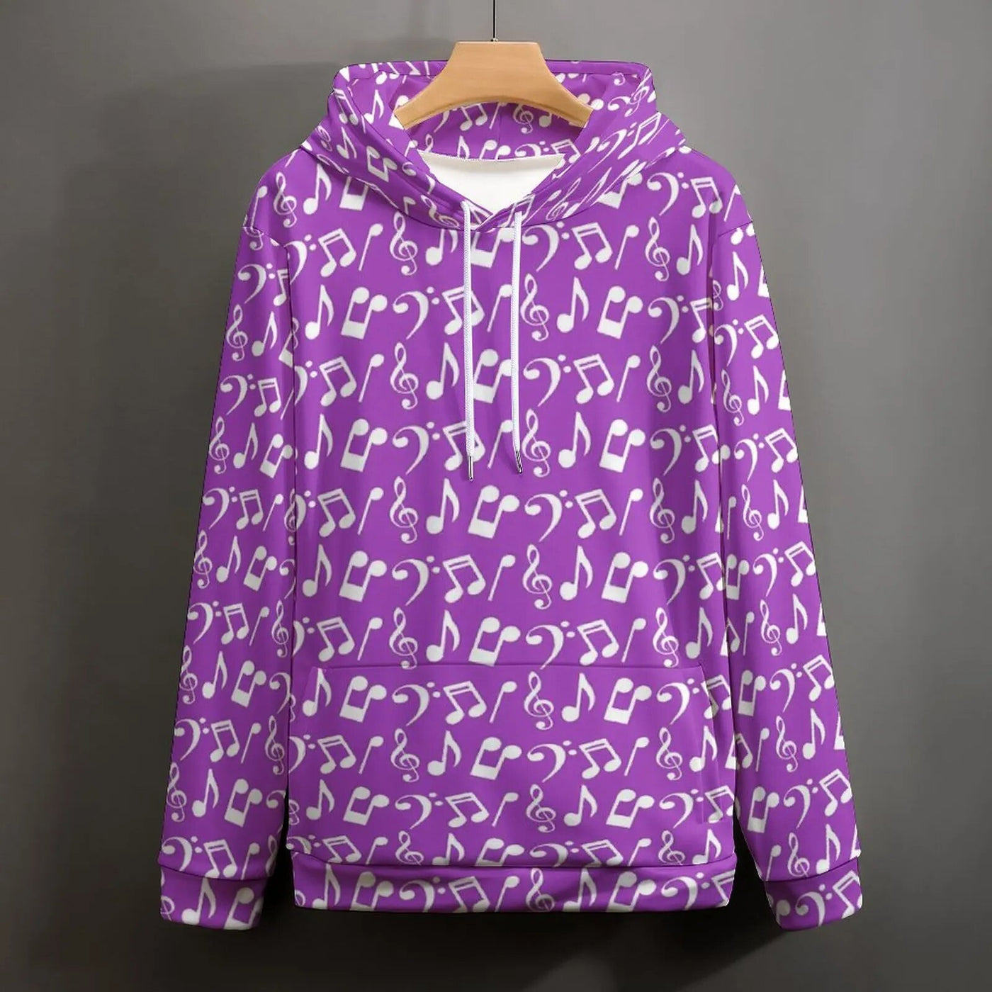 Elegant Casual Music Note Hoodie