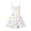 Music Notes Sleeveless Camis Dress