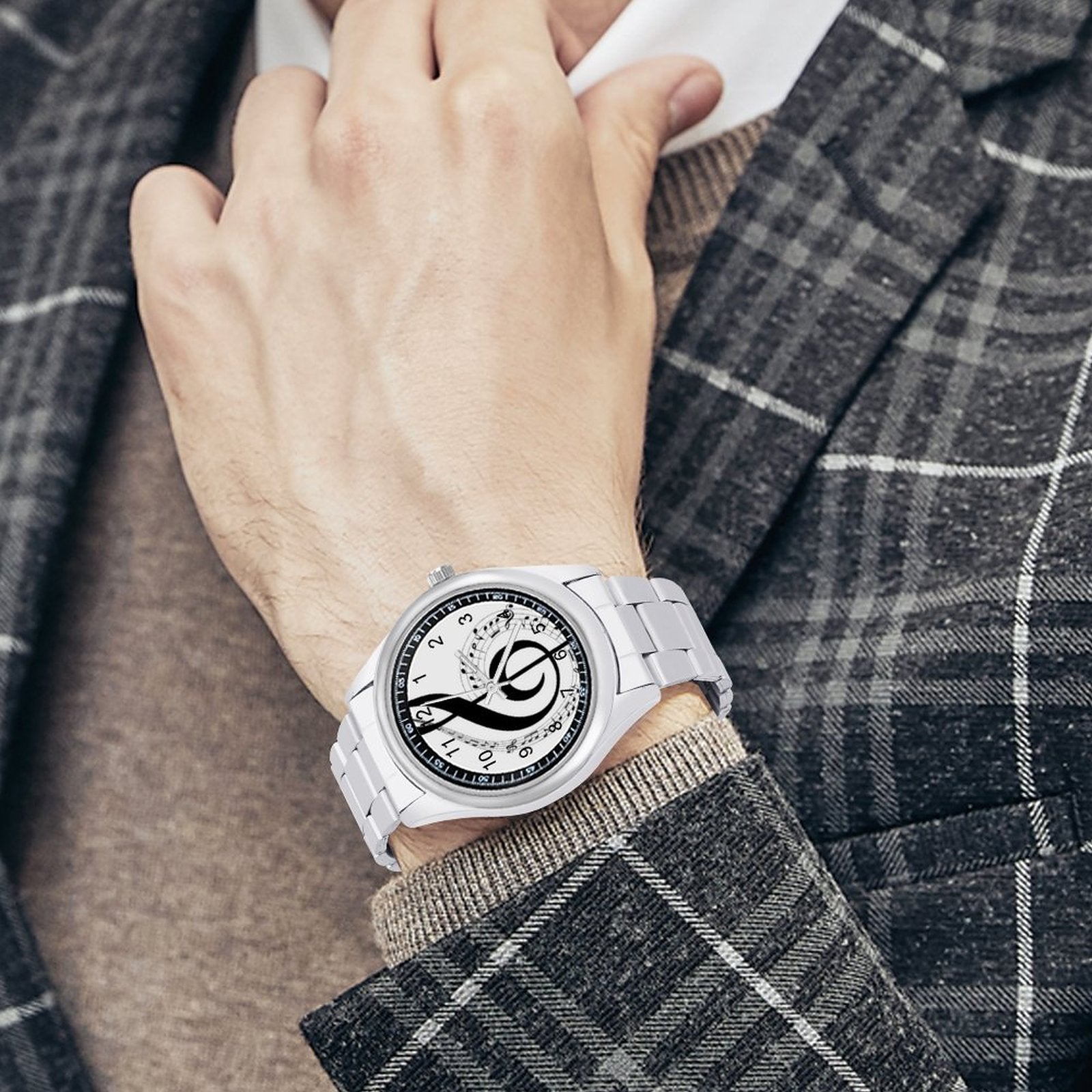 Music Notes Quartz Watch