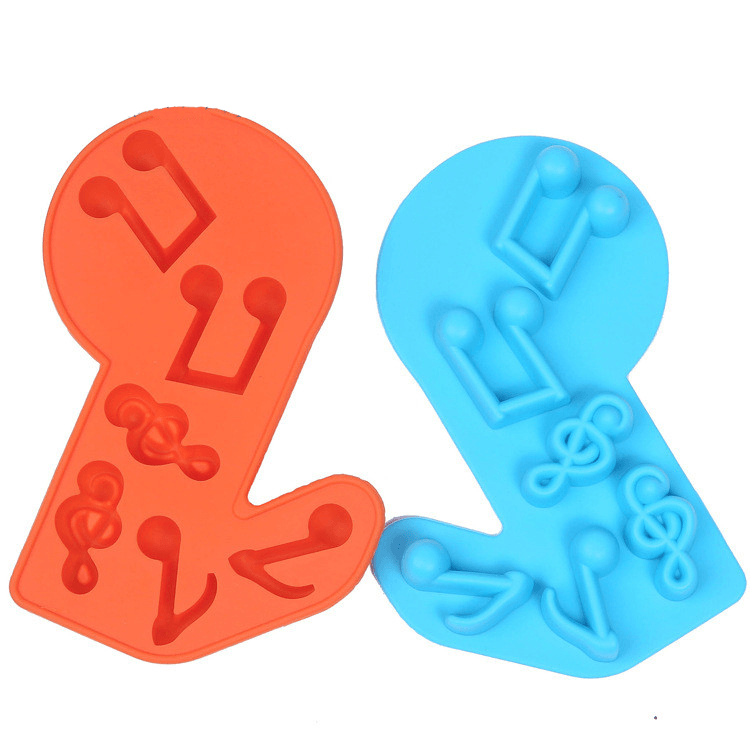 FREE - Music Notes Shape Silicone Cake Molds - Artistic Pod