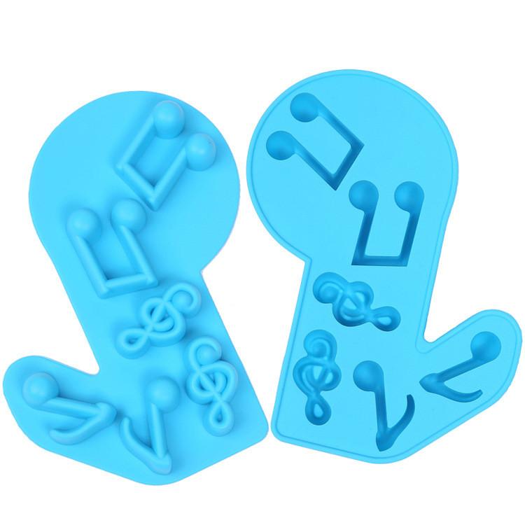 FREE - Music Notes Shape Silicone Cake Molds - Artistic Pod
