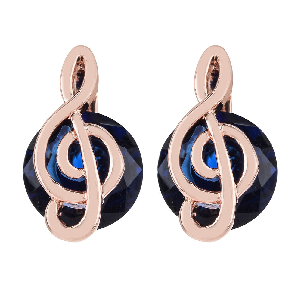 Music Note Stud Earrings