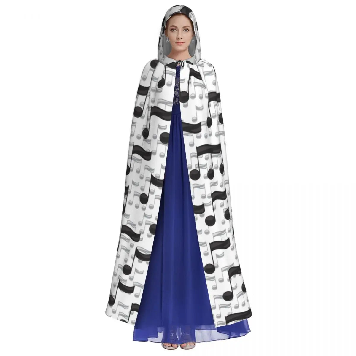 Music Notes White Cloak