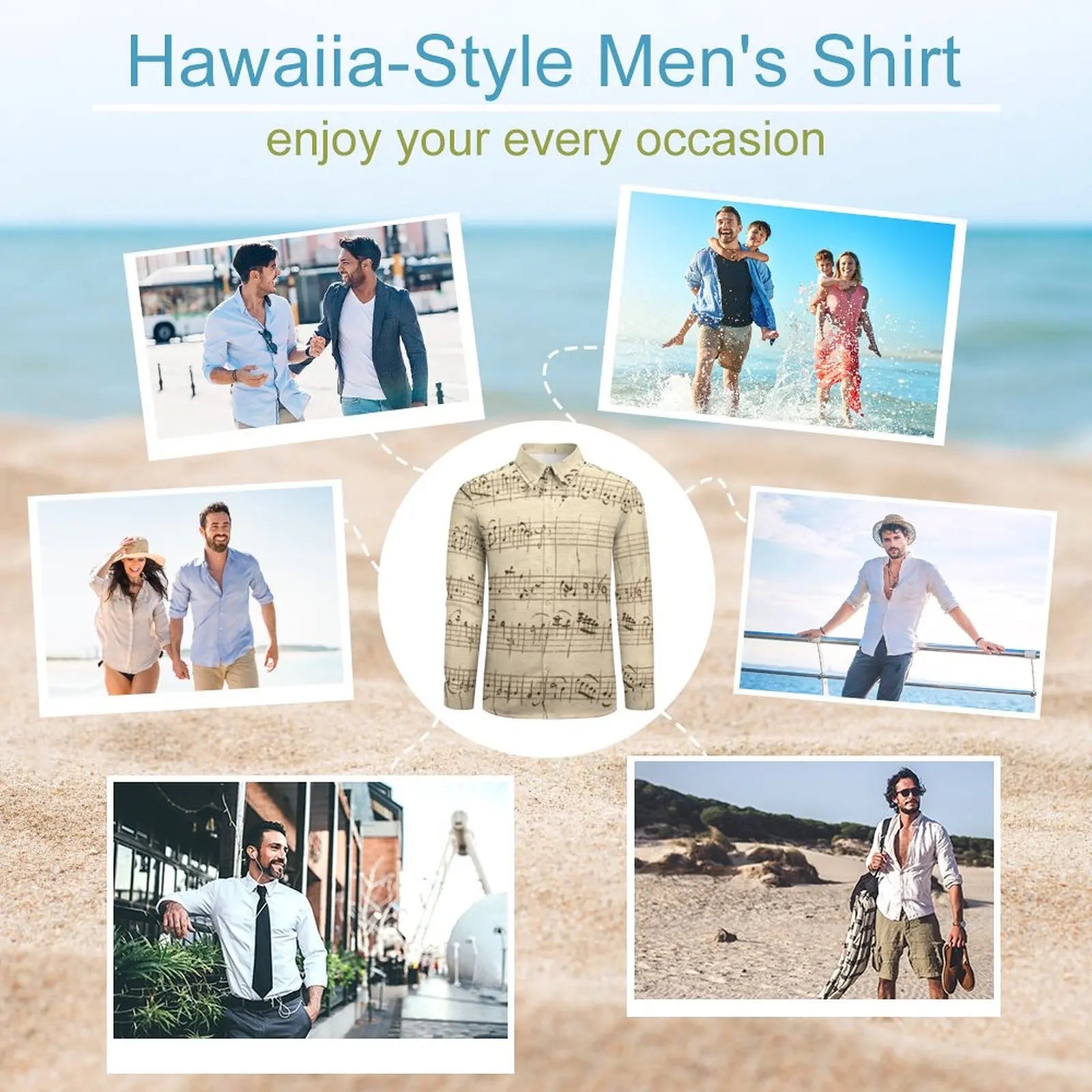 Men's Vintage Music Shirt