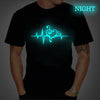 Music Heart Clef Luminous T-shirt