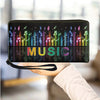 Music Theme Printed Wallet