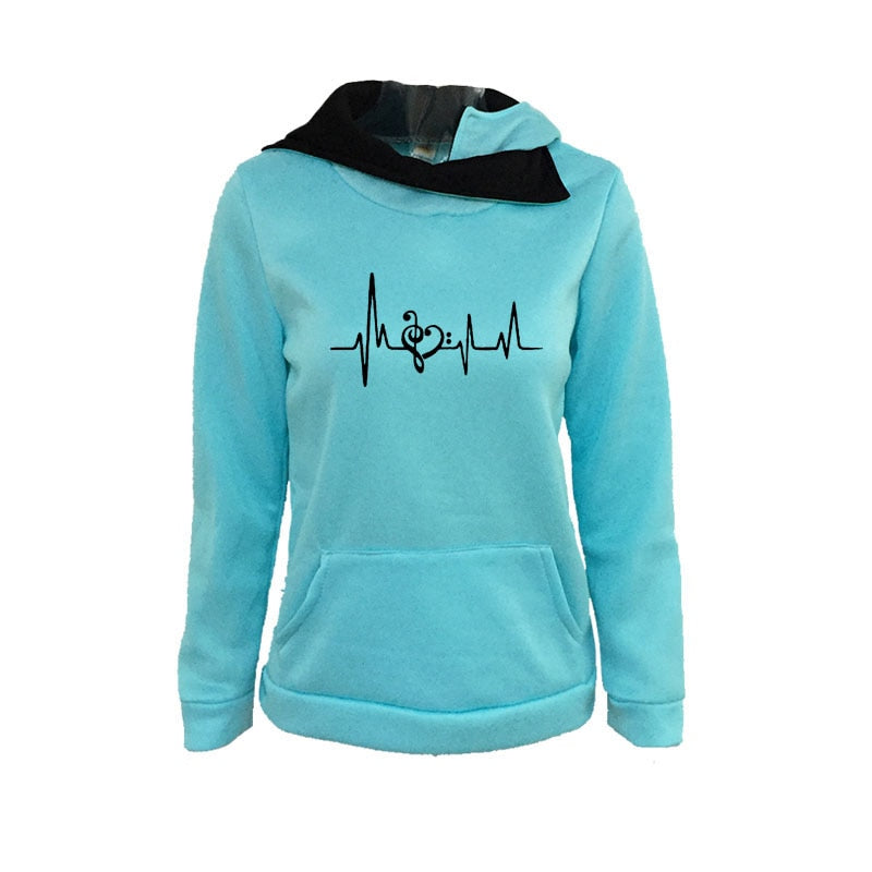 Music Heart Beat Sweatshirt