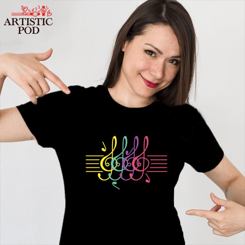 Music Rainbow T-shirt