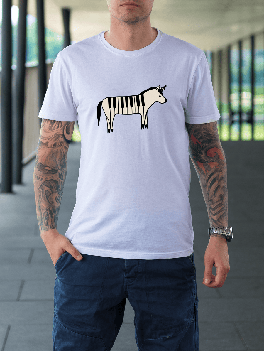 Piano Unicorn Ultra Cotton T-Shirt