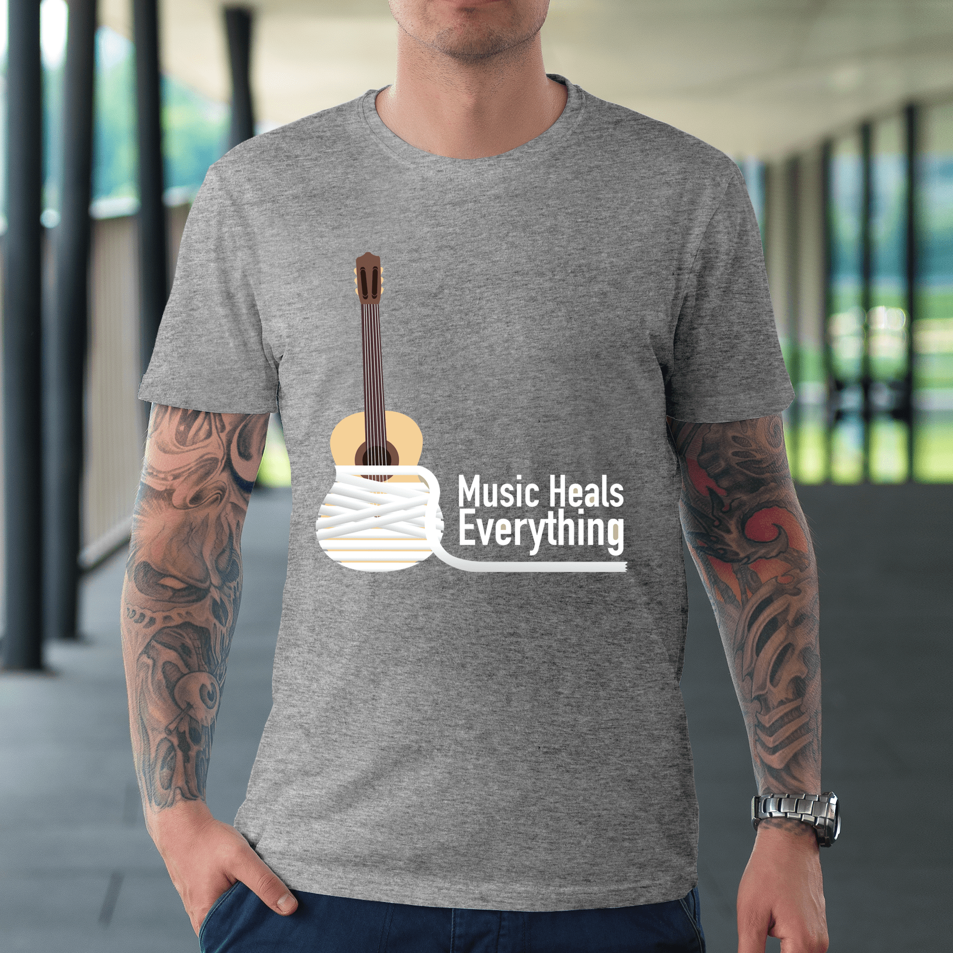Music Heals Everything Ultra Cotton T-Shirt