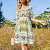 Musical Note Bird Casual Dress