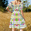 Musical Note Bird Casual Dress