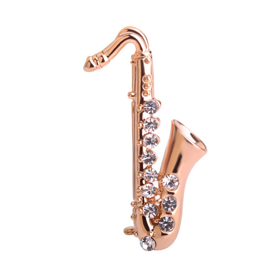Crystal Saxophone Pin - Artistic Pod Review