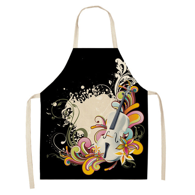 Musical Instrument Kitchen Apron