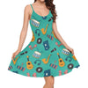 Music Instruments Sleeveless Dress