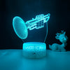 Trumpet 3D Flash Night Light