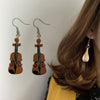 Violin & Lute Dangle Earrings