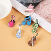 Musical Instruments Enamel Pin Collection