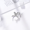 Sparkling Adjustable Music Heart Ring