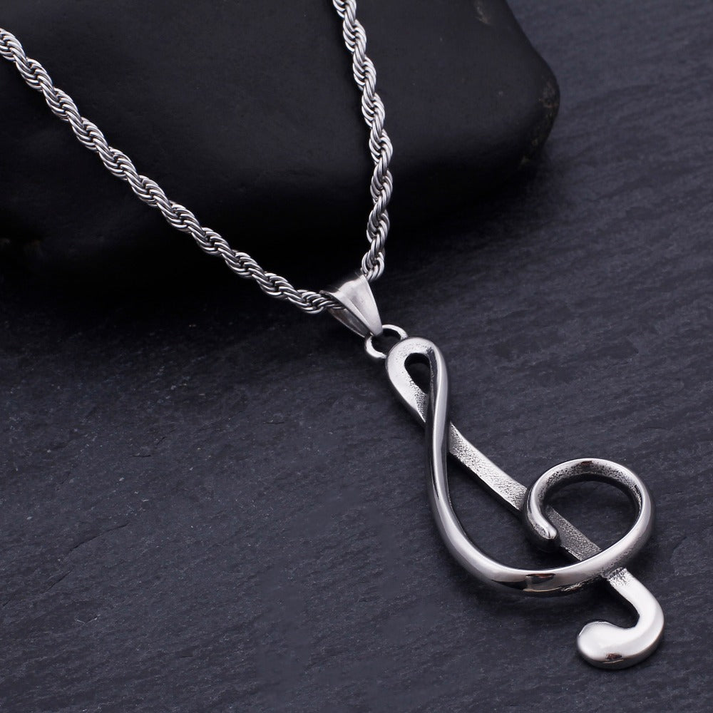 Musical Note Necklace Set