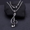 Musical Note Necklace Set