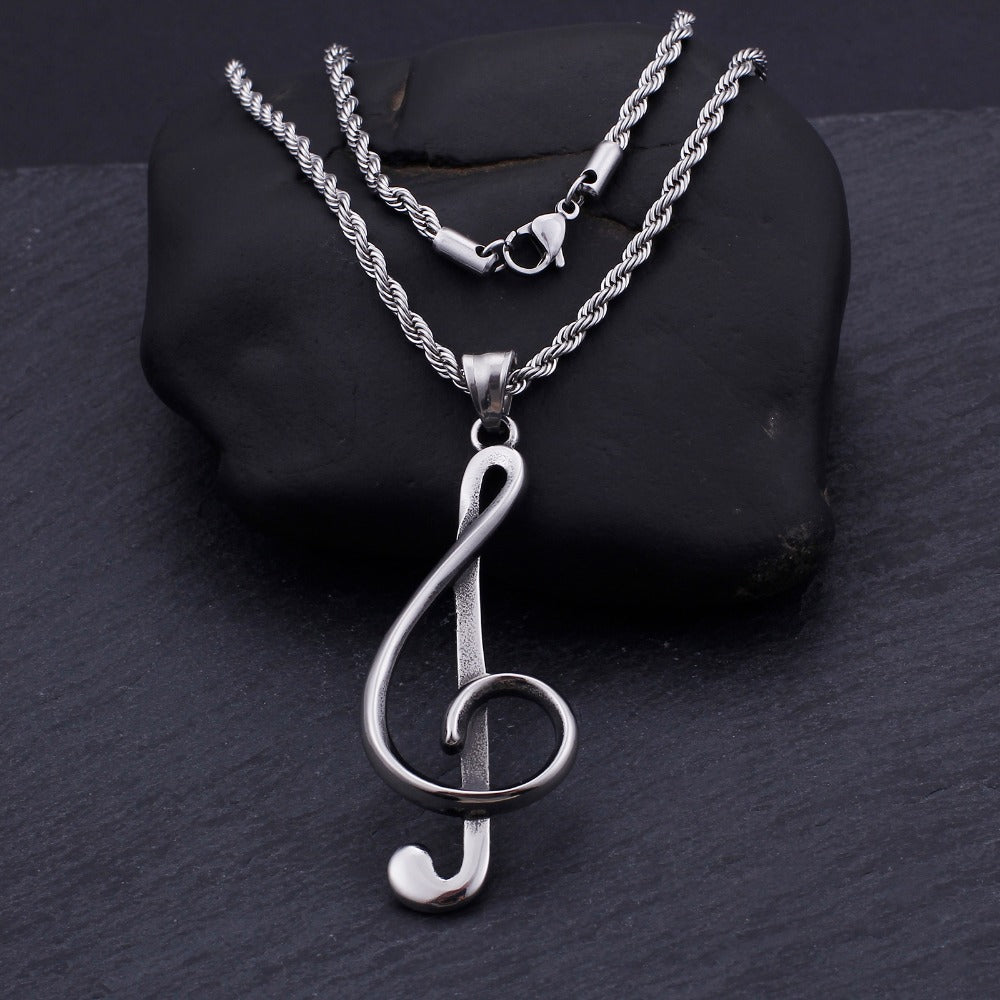 Musical Note Necklace Set