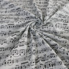 Musical Note Cotton Cloth Fabric