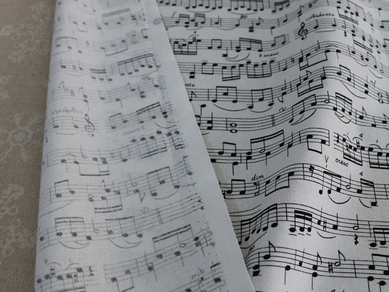 Musical Note Cotton Cloth Fabric