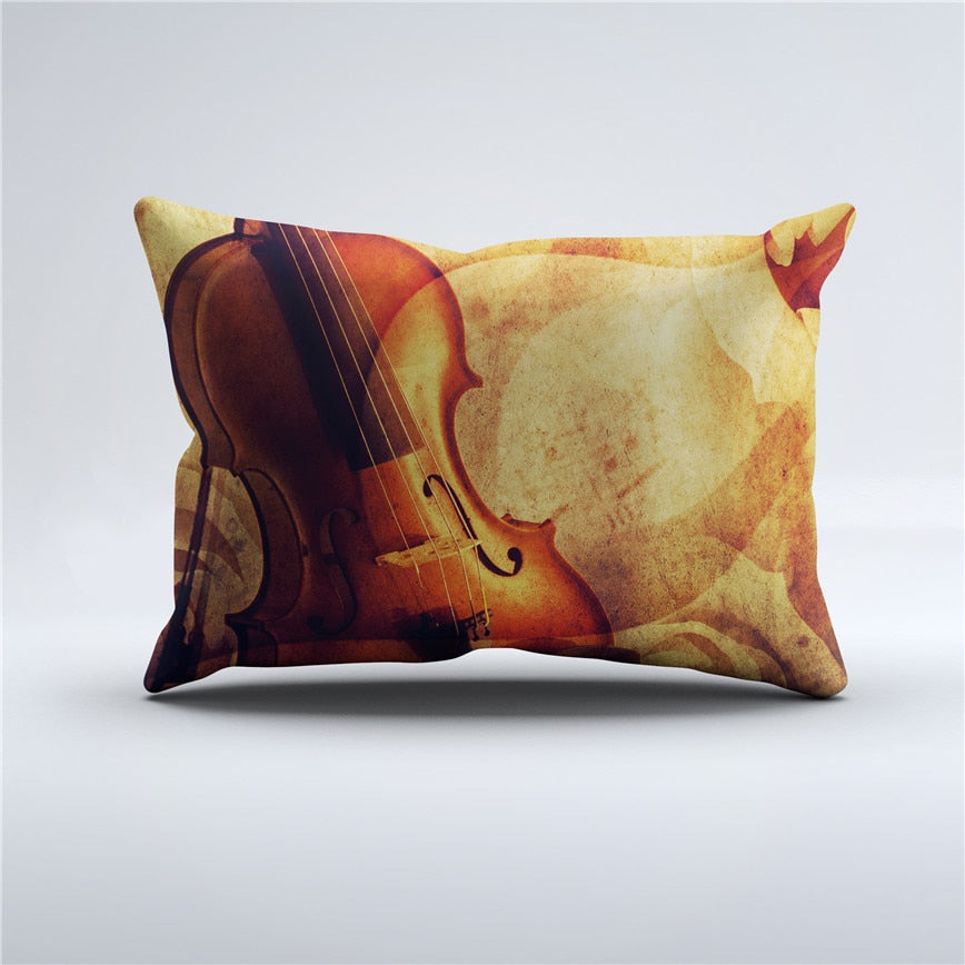 Vintage Music Print Bedding Set