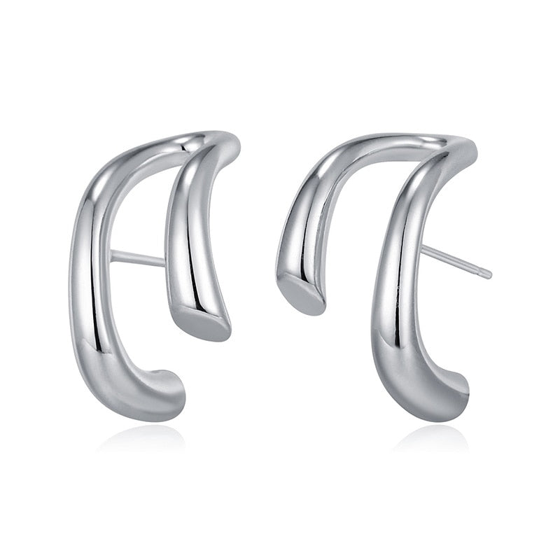 Music Notes Shaped Stud Earrings