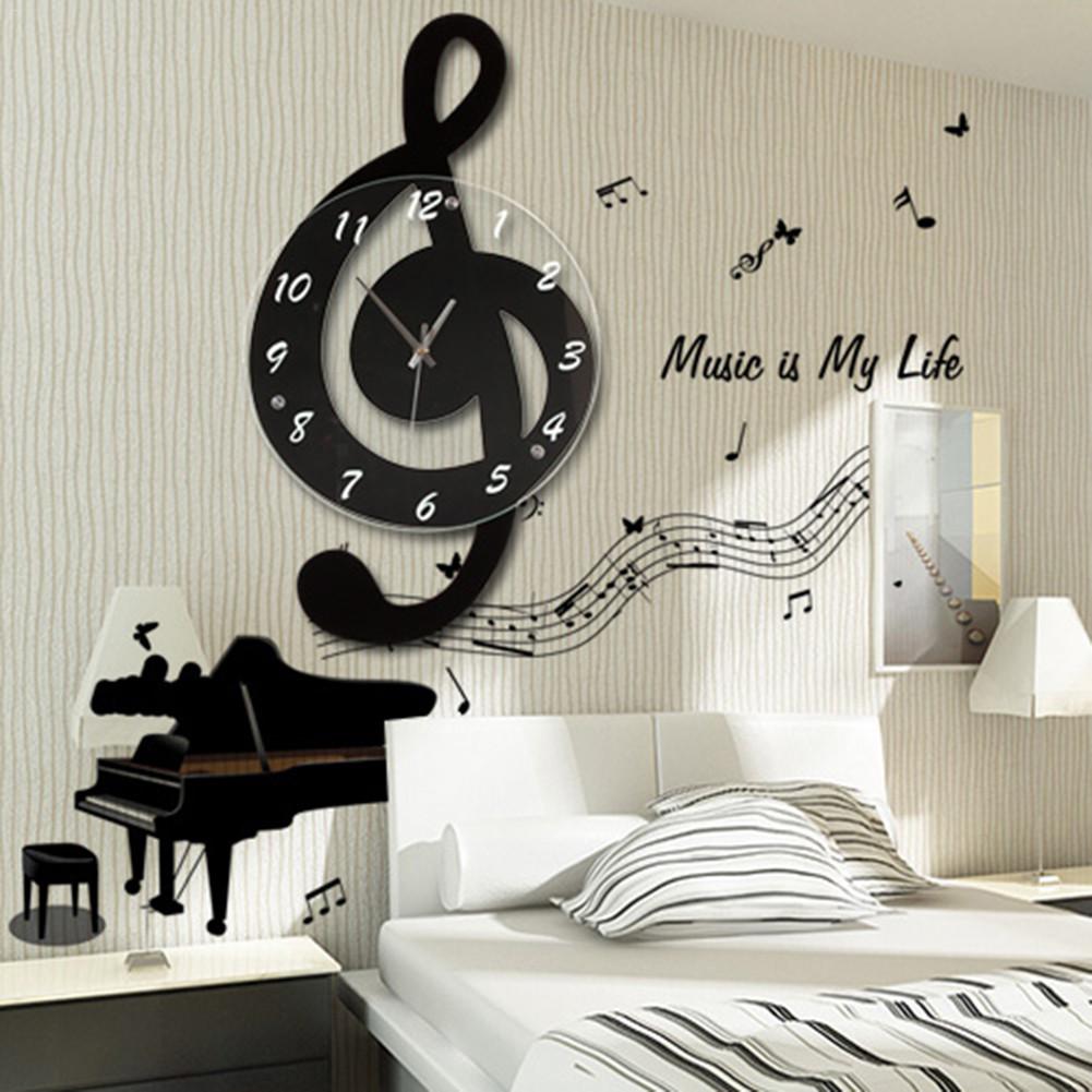 Treble Clef Minimalist Wall Clock