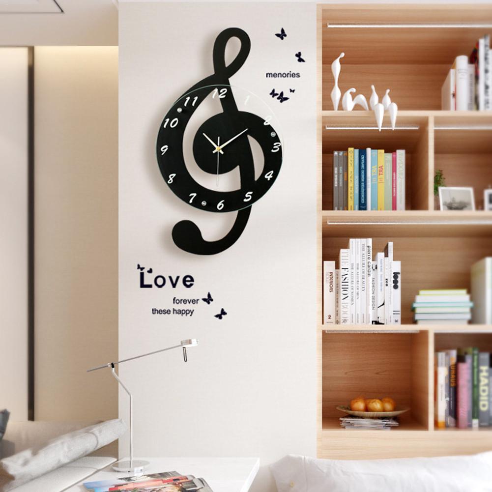 Treble Clef Minimalist Wall Clock