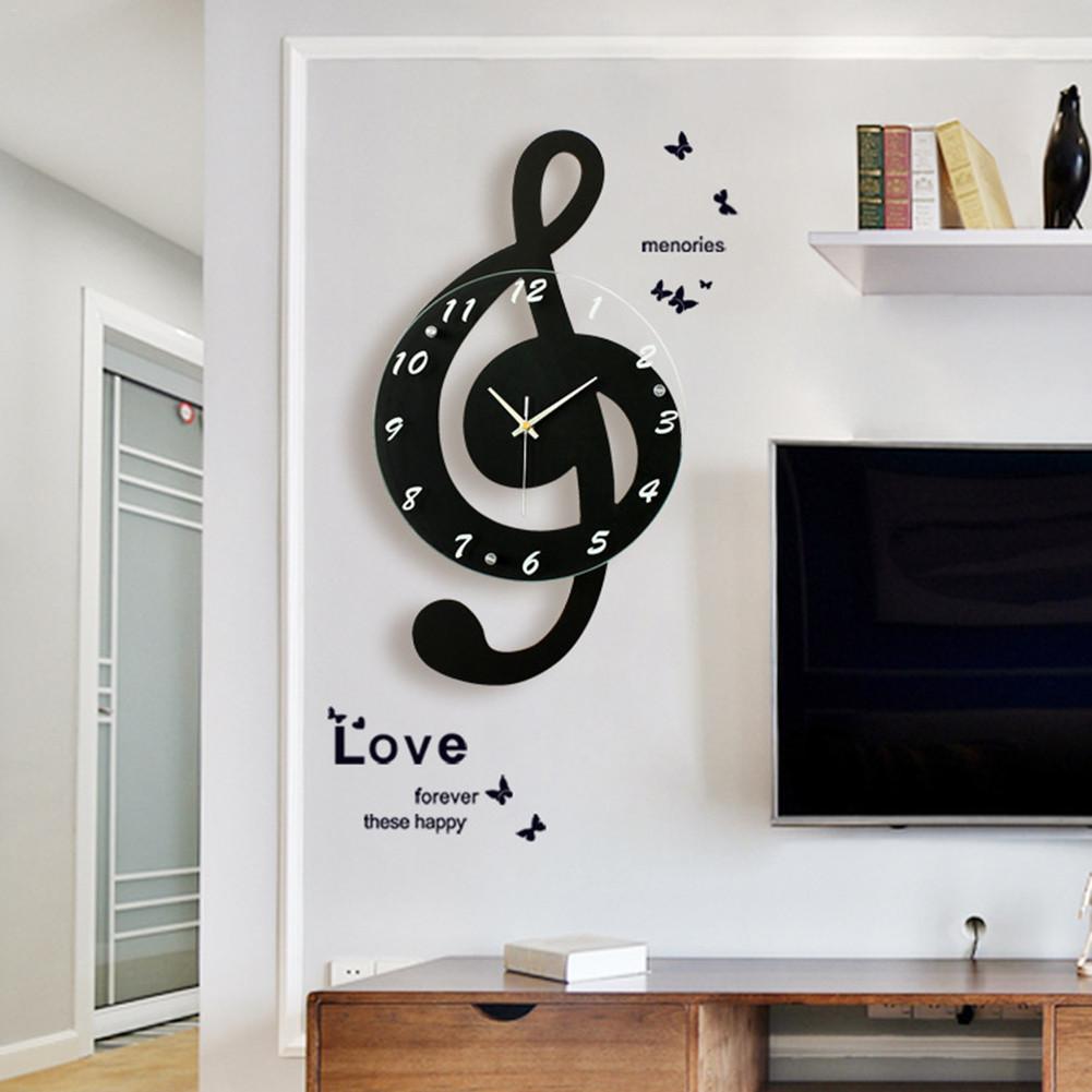 Treble Clef Minimalist Wall Clock