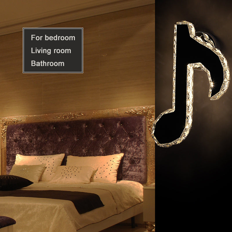 Music Notes Interior Wall Lamp