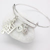 Musical Note Heart Bangle