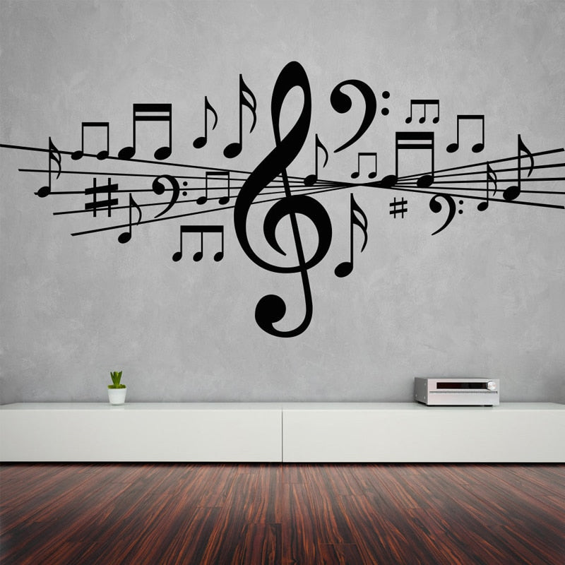 Music Notes Vinyl Decal