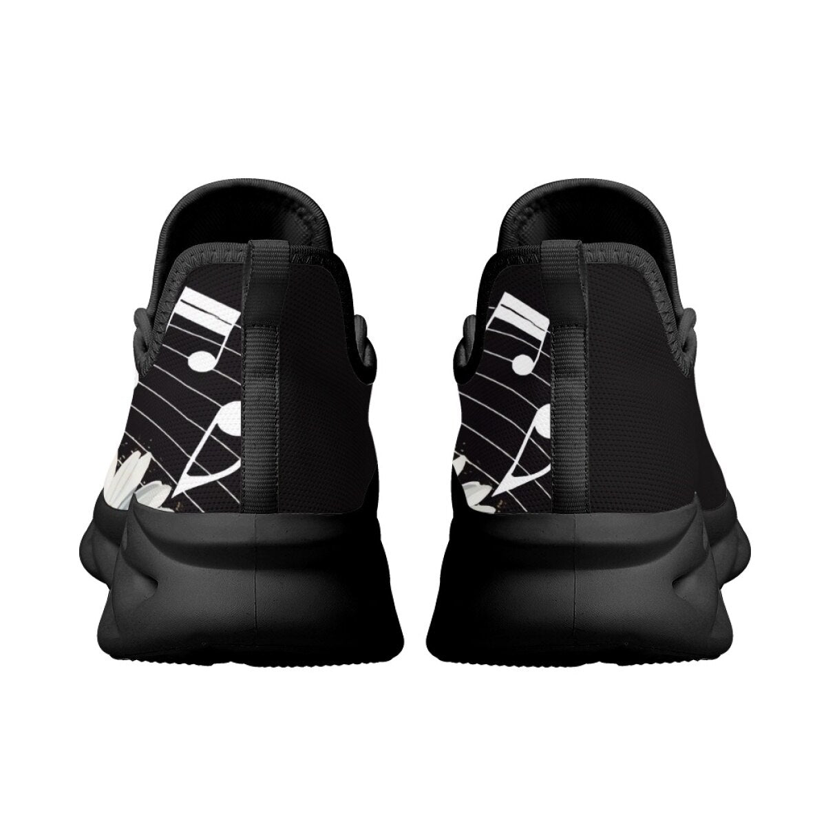 Piano Music Note Flower Sneakers