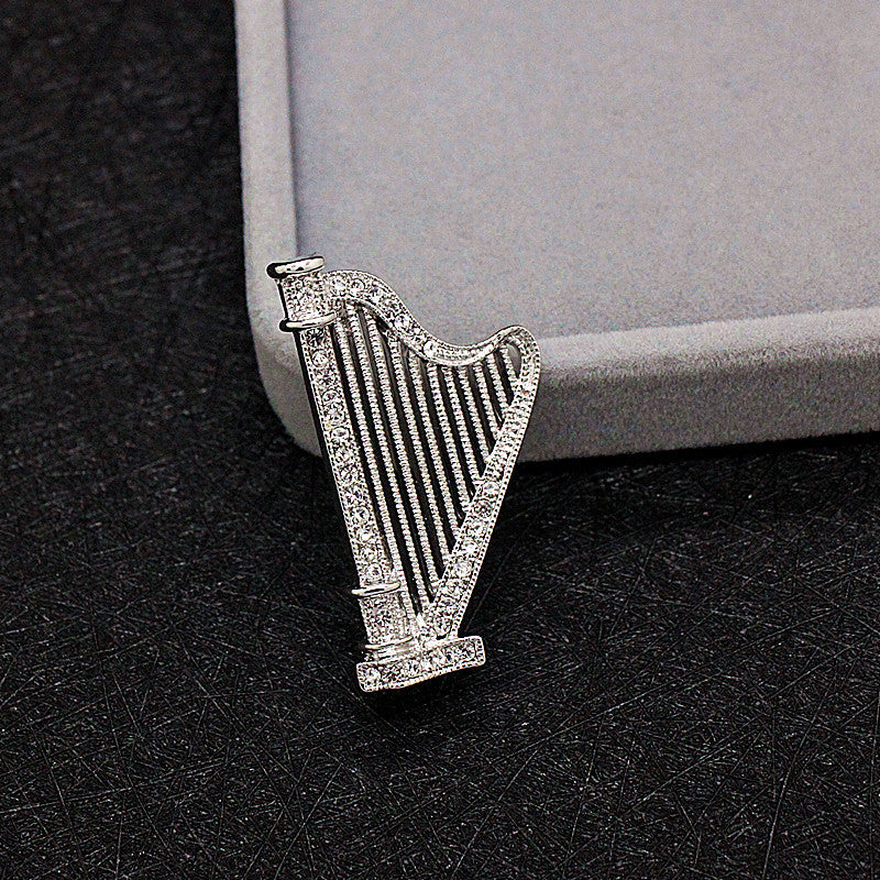 Saxophone Violin Harp Trombone Guitar Brooch - { shop_name }} - Review