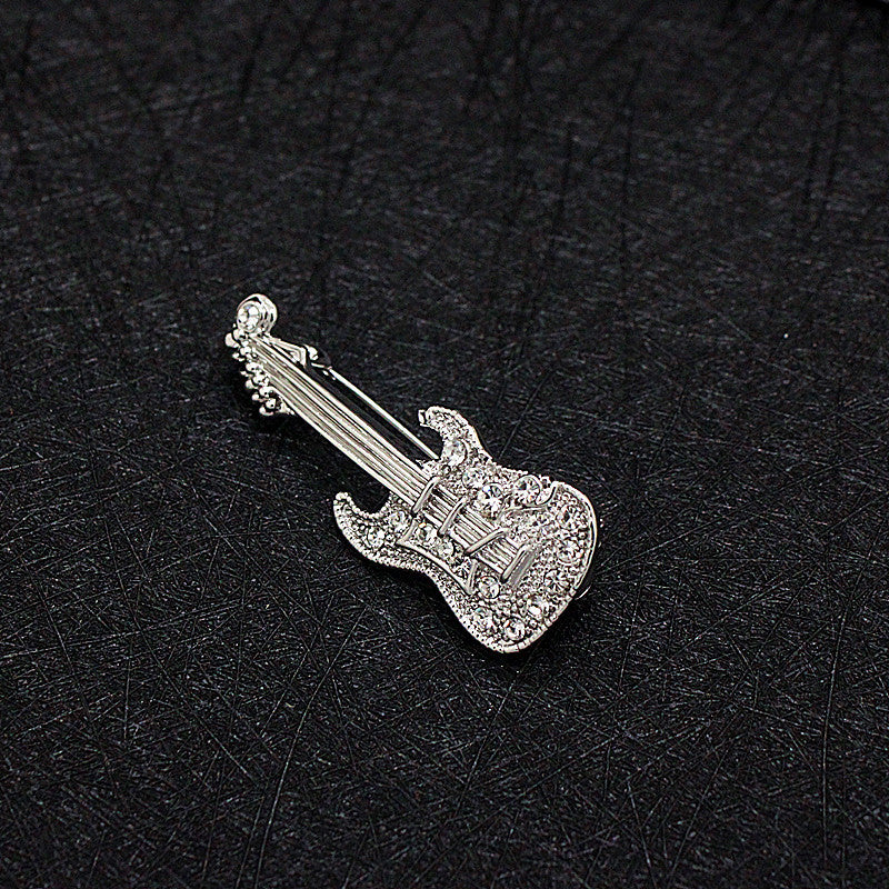 Saxophone Violin Harp Trombone Guitar Brooch - { shop_name }} - Review