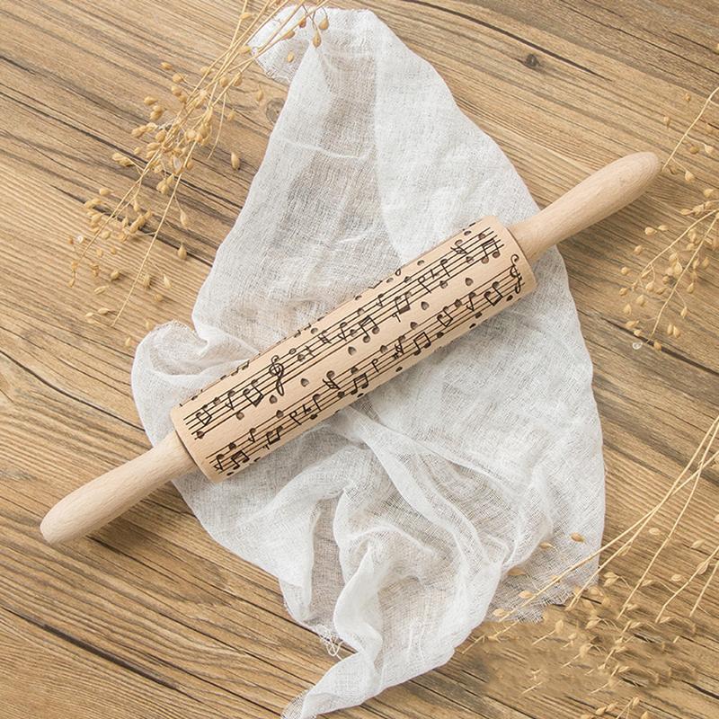 Musical Notes Dough Engraved Roller - { shop_name }} - Review