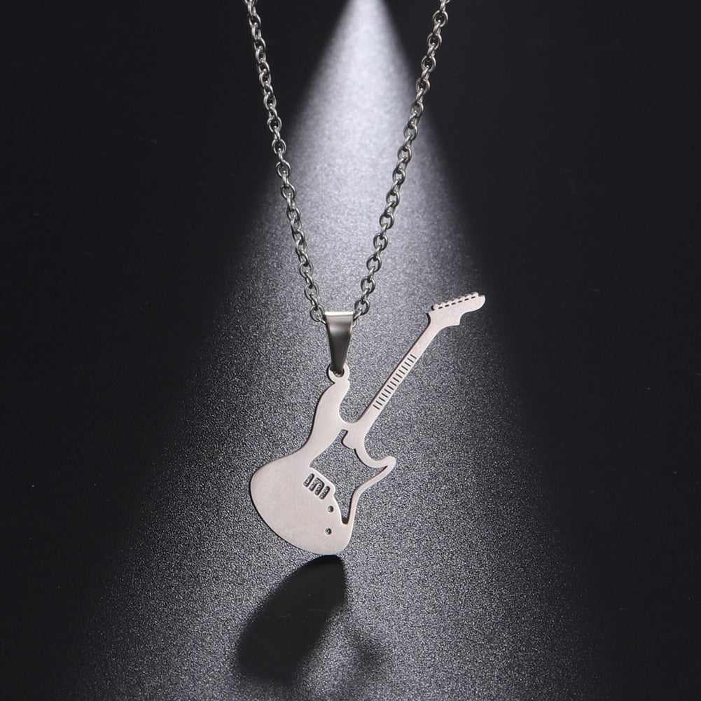 Guitar Shape Necklace
