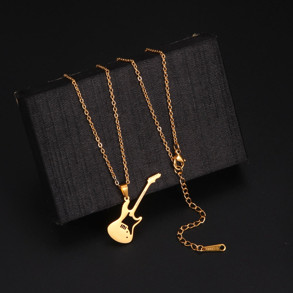 Guitar Shape Necklace